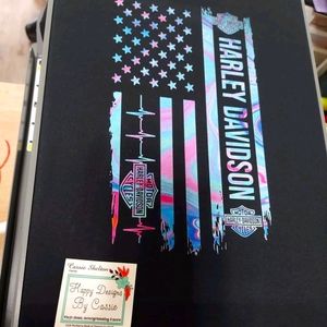 Harley Davison American Flag shirt